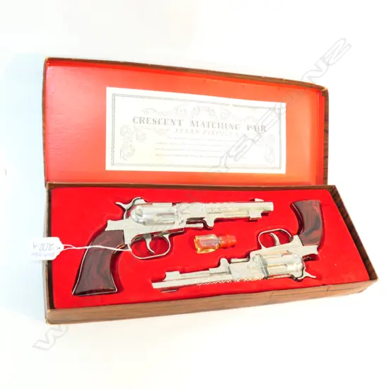 A BOXED PR OF TEXAN MODEL COLT PISTOLS