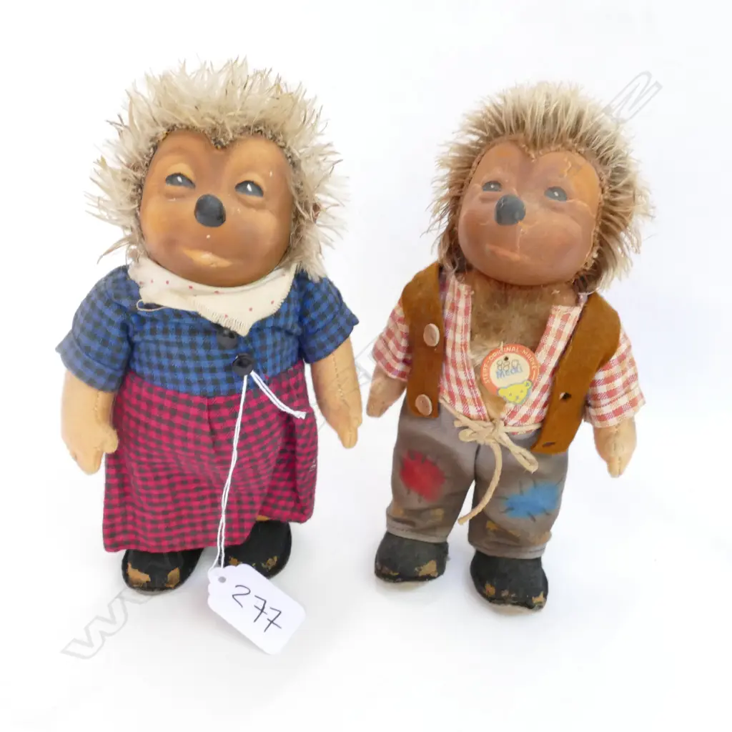 2 STEIFF HEDGEHOG TOYS H 180 MM  Image 1++