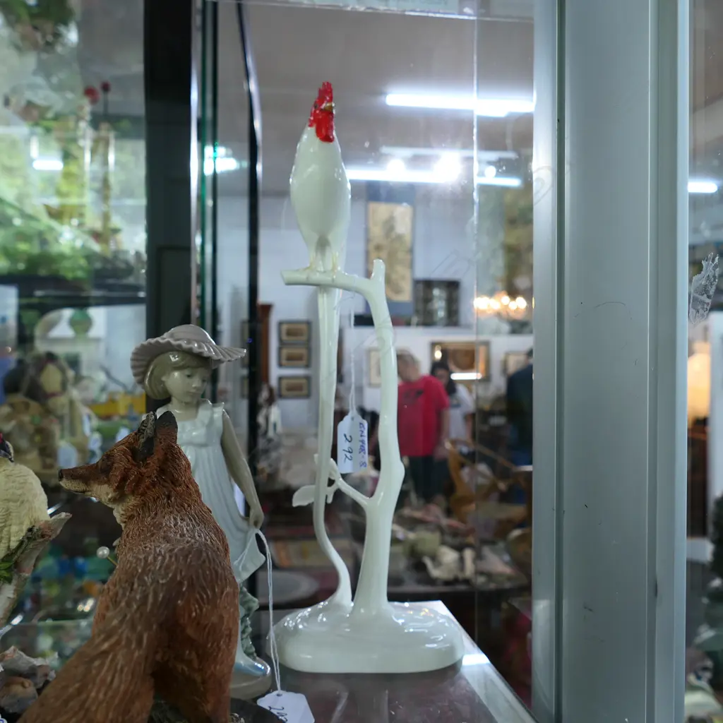 NORITAKE TALL PORCELAIN ROOSTER H.335mm Image 1++