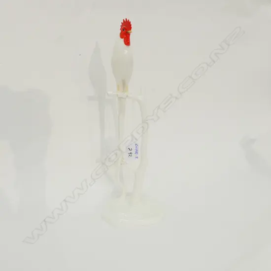NORITAKE TALL PORCELAIN ROOSTER H.335mm