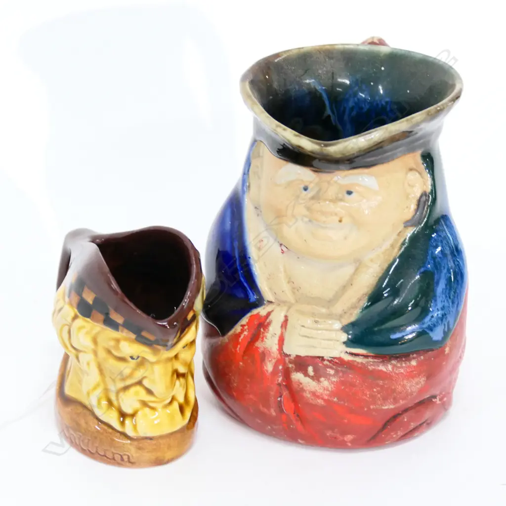 SM WADE "THE McCALLUM' CHARACTER JUG H.75MM & CHARACTER JUG, 105MM Image 1++