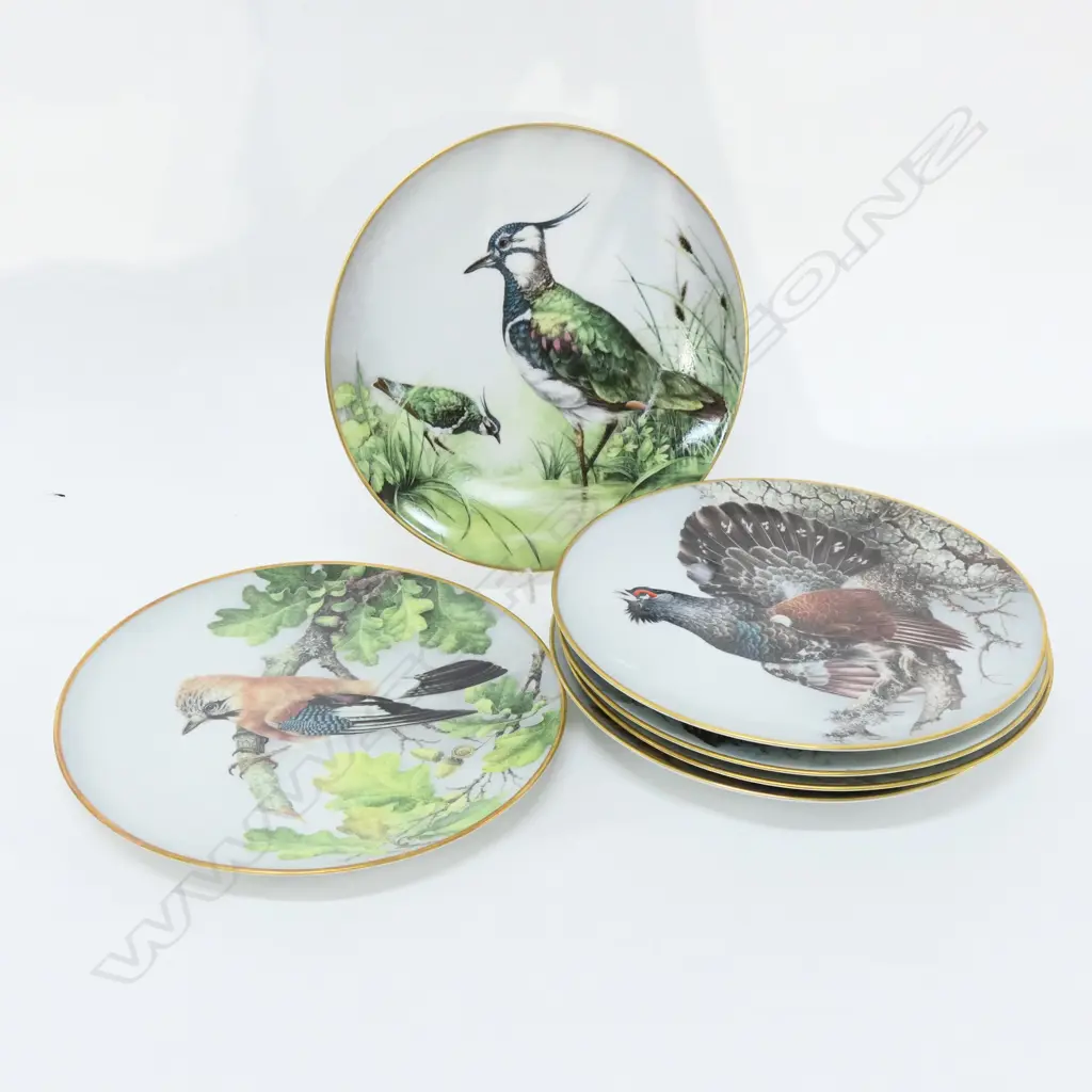 6 FRANKLIN PLATES BY HAVILAND LIMOGES 1984 Image 1++