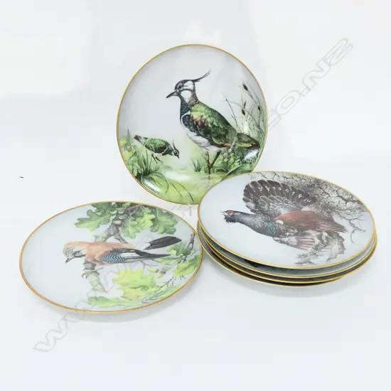 6 FRANKLIN PLATES BY HAVILAND LIMOGES 1984