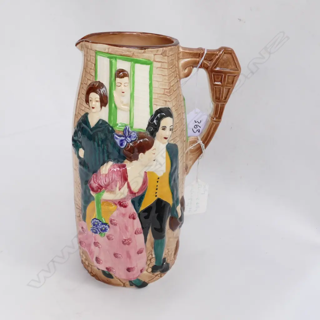 BURLEIGH WARE JUG "SALLY IN OUR ALLEY", H. 225MM Image 1++