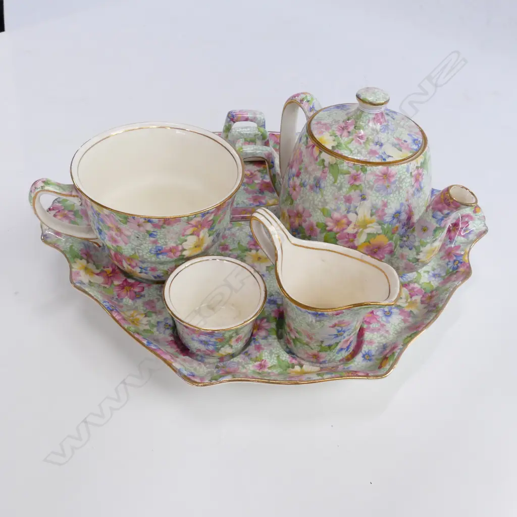 R/WINTON AOF TEA-FOR-TWO TEASET 6 PCE Image 1++