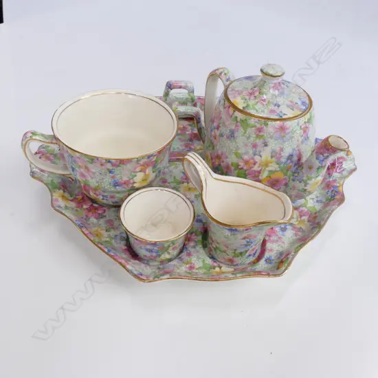 R/WINTON AOF TEA-FOR-TWO TEASET 6 PCE