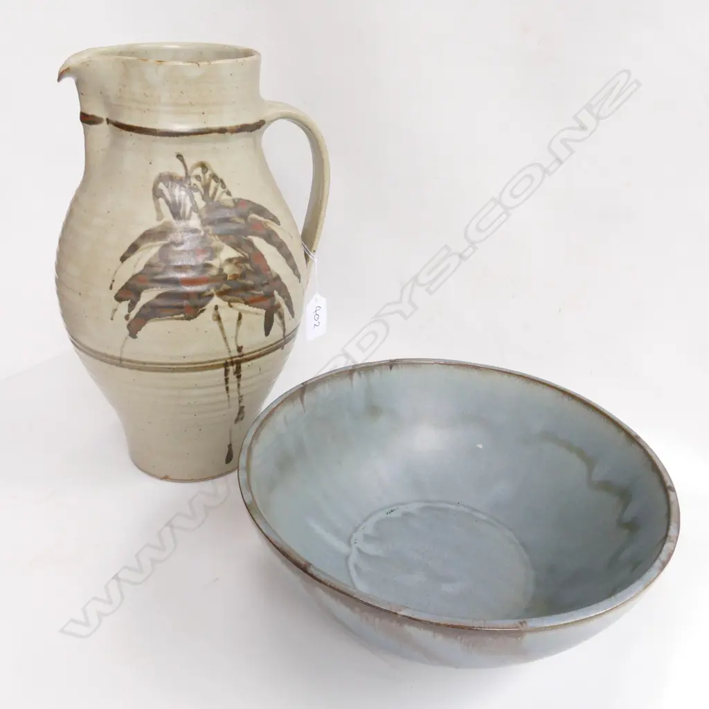 CANADIAN BOWL + ROY MCGLASHEN JUG Image 1++