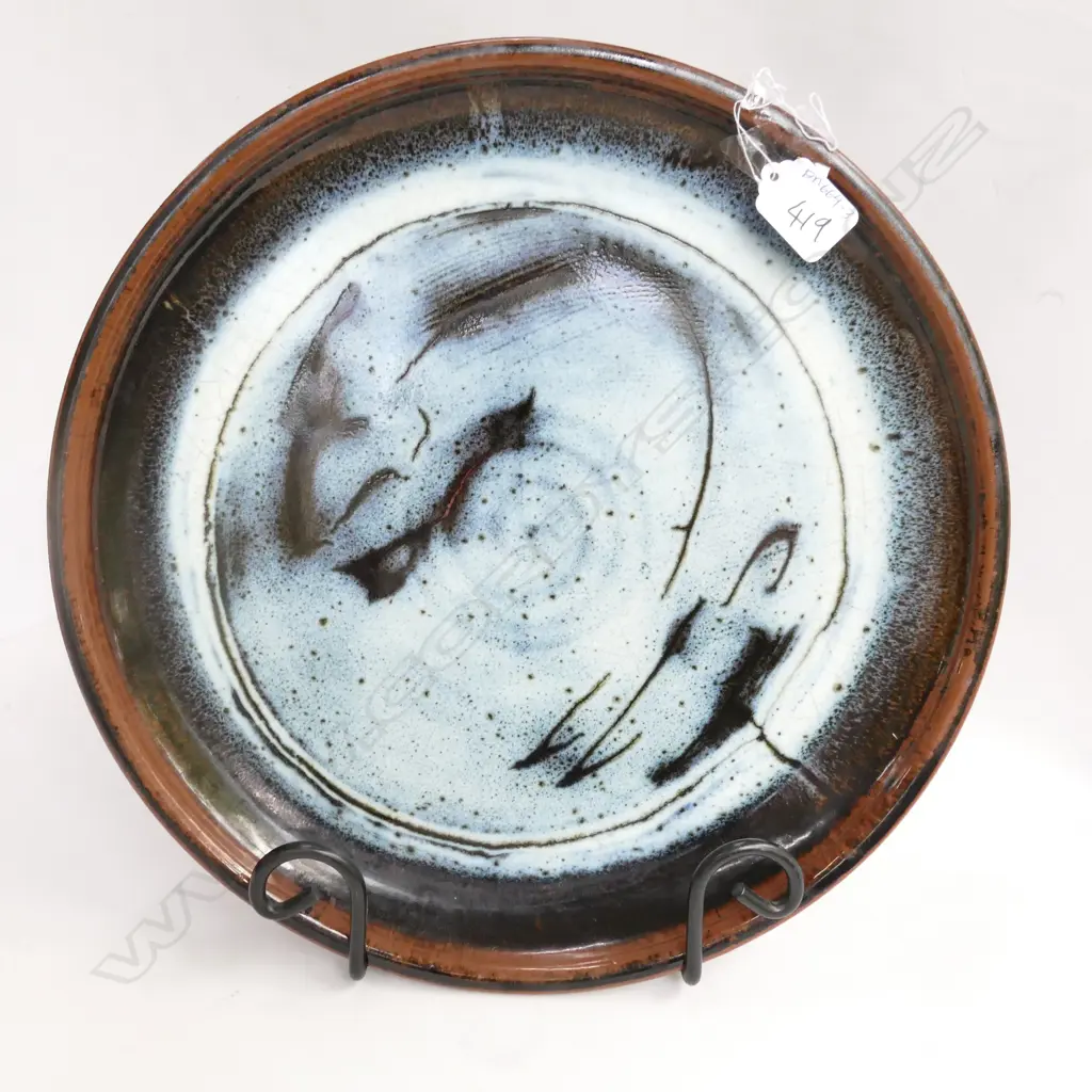 ATTRIBUTED LEN CASTLE LGE DISH Dia.350mm Image 1++