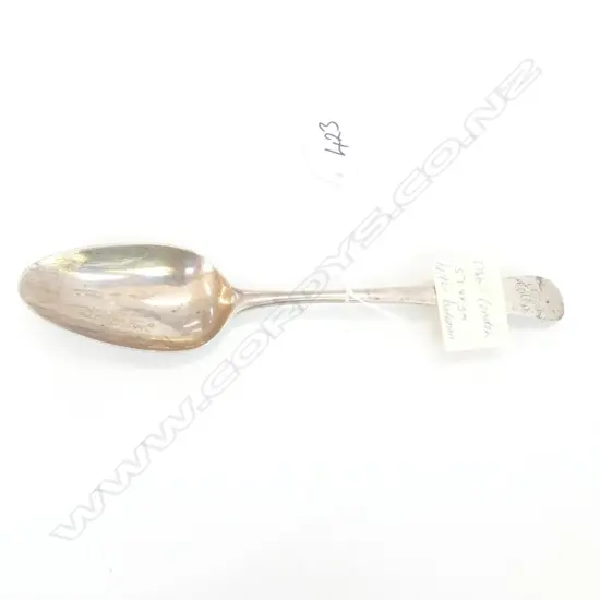 GEO III SILVER TABLE SPOON. London 1786 by Hester Bateman