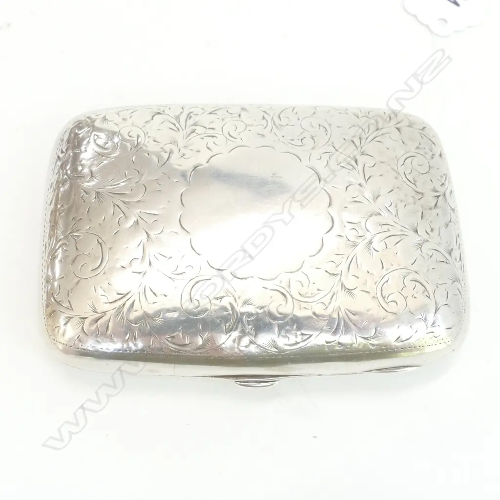 SILVER CIGARETTE CASE, BIRMINGHAM 1900 JOSEPH GLOSTER Image 1++