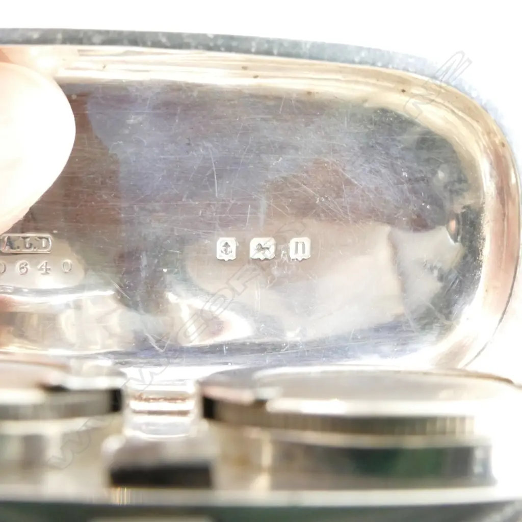 DOUBLE SILVER SOVEREIGN CASE BIRMINGHAM 1912 Image 1++