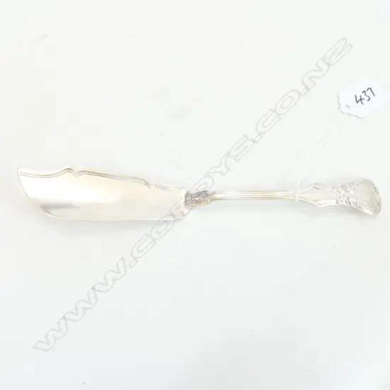 SILVER BUTTER KNIFE LONDON 1843 JAMES WHITING 62gm