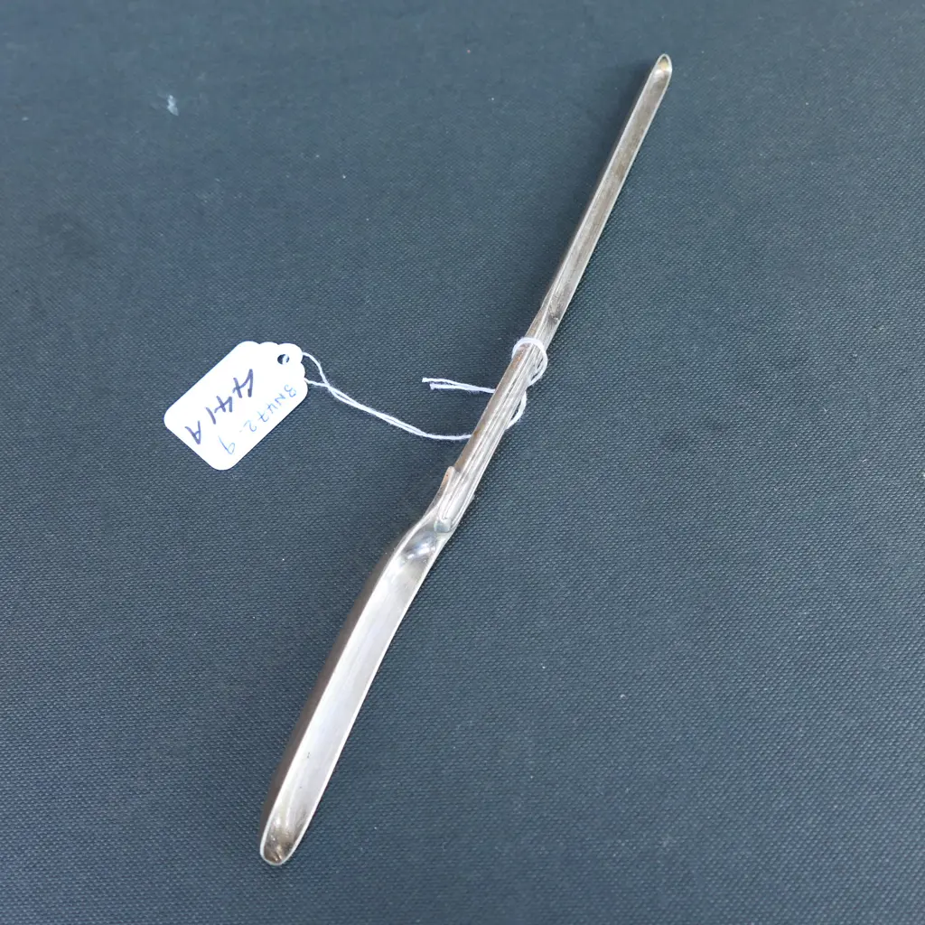 ELKINGTON, MASON & Co, SILVER PLATED DOUBLKE ENDED MARROW SCOOP, c.1842-61 Image 1++