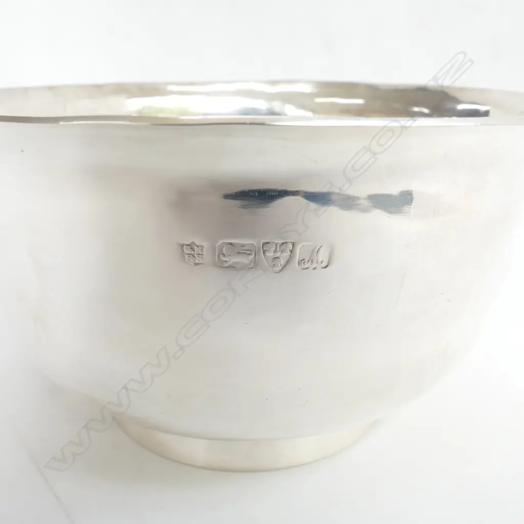 STERLING SILVER BOWL CHESTER 1912 220gm Image 1++