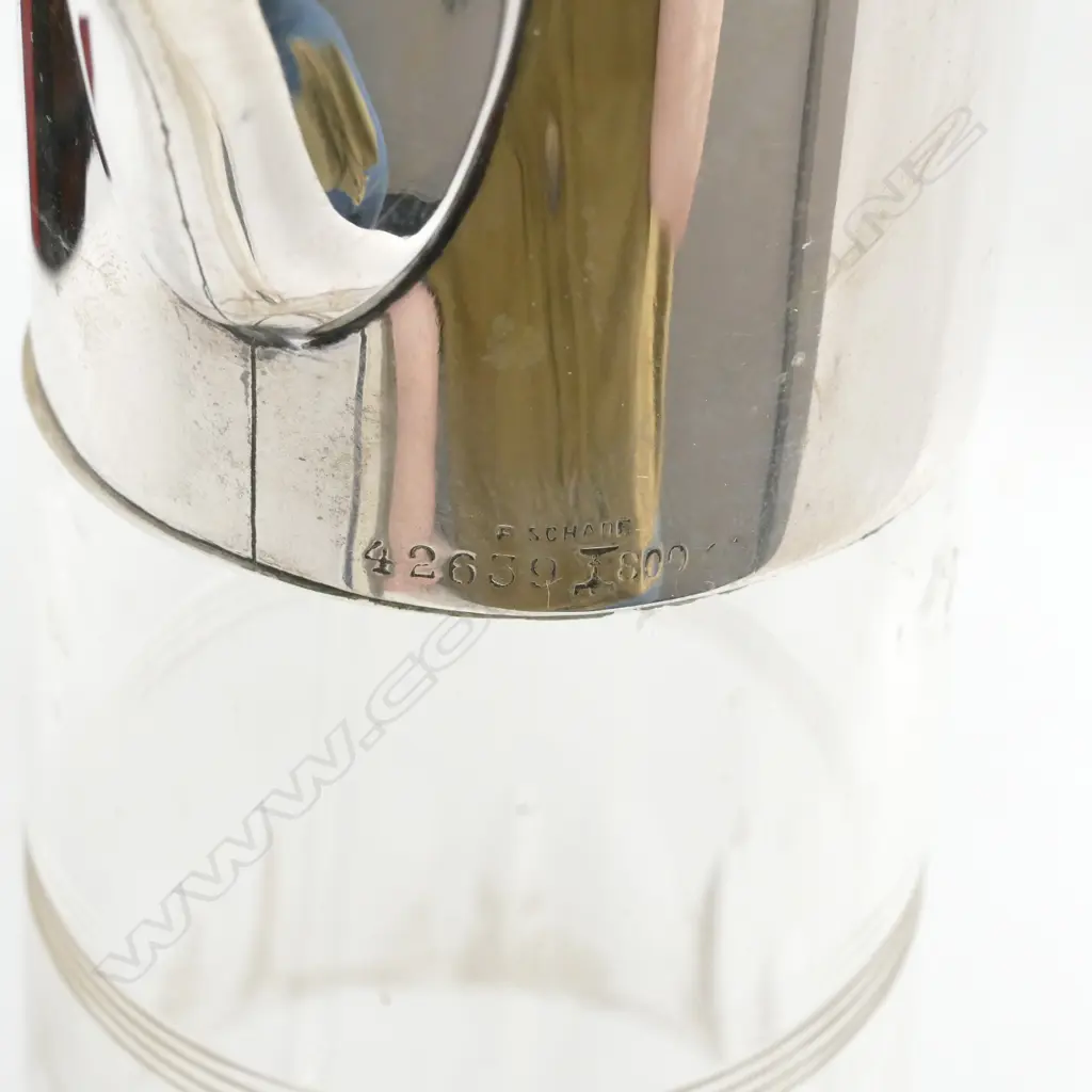 800 SILVER CLARET JUG 300MM H Image 1++