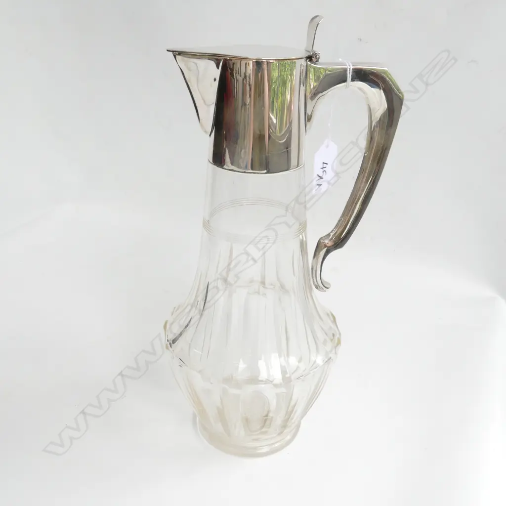800 SILVER CLARET JUG 300MM H Image 1++