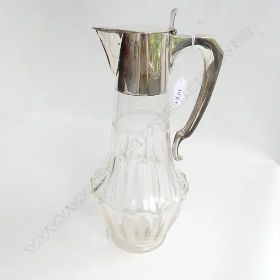 800 SILVER CLARET JUG 300MM H
