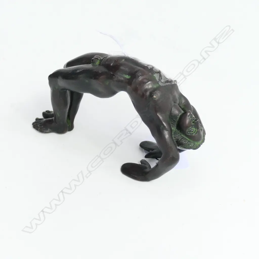 SMALL BRONZE MALE FIGURE L 110 MM Image 1++