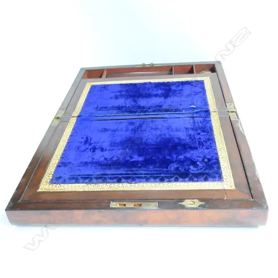 VICT MAHOGANY WRITING SLOPE L 350 MM