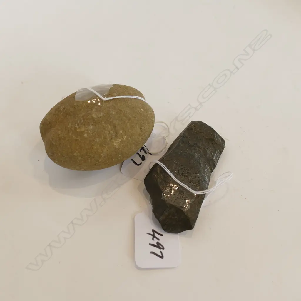 OLD PACIFIC SMALL STONE SINKER L.65mm + ADZE Image 1++