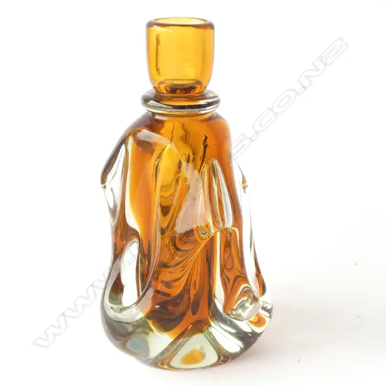 1960s SOMMERSA CANDLESTICK SKRDLOVICE BERANEK ATTRIBUTED, H. 215MM