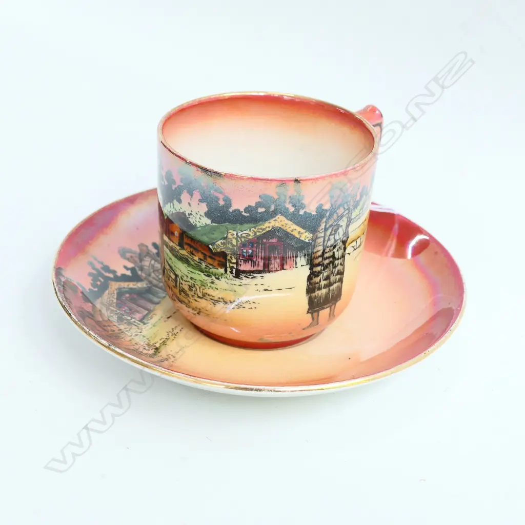 GRIMWADES 'MAORI WARE' 'MAORI MOTHER & CHILD' CUP AND SAUCER 2262 Image 1++