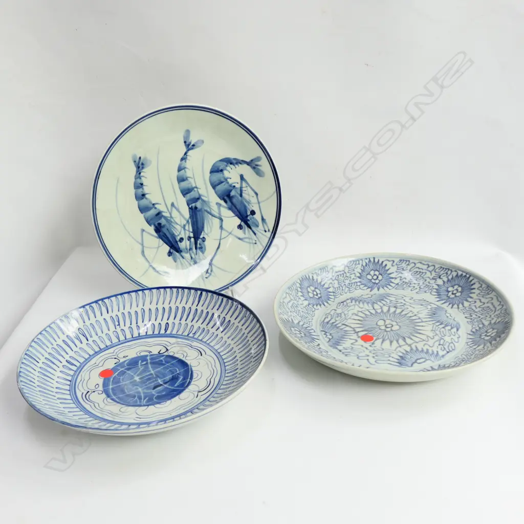 3 B/W JAPANESE BOWLS Image 1++