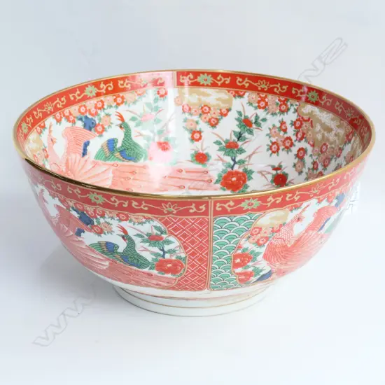 REPRODUCTION IMARI JAPANESE BOWL 305MM DIA
