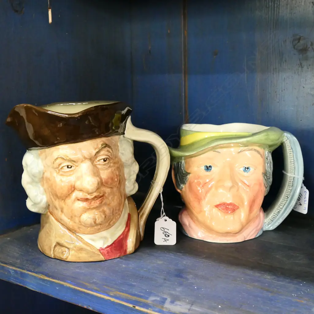 R/D SAM JOHNSON CHARACTER JUG + ANOTHER Image 1++