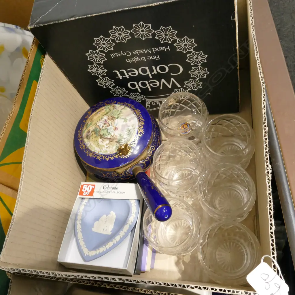 LOT ASST WEBB CORBETT CRYSTAL/W/WOOD ETC Image 1++