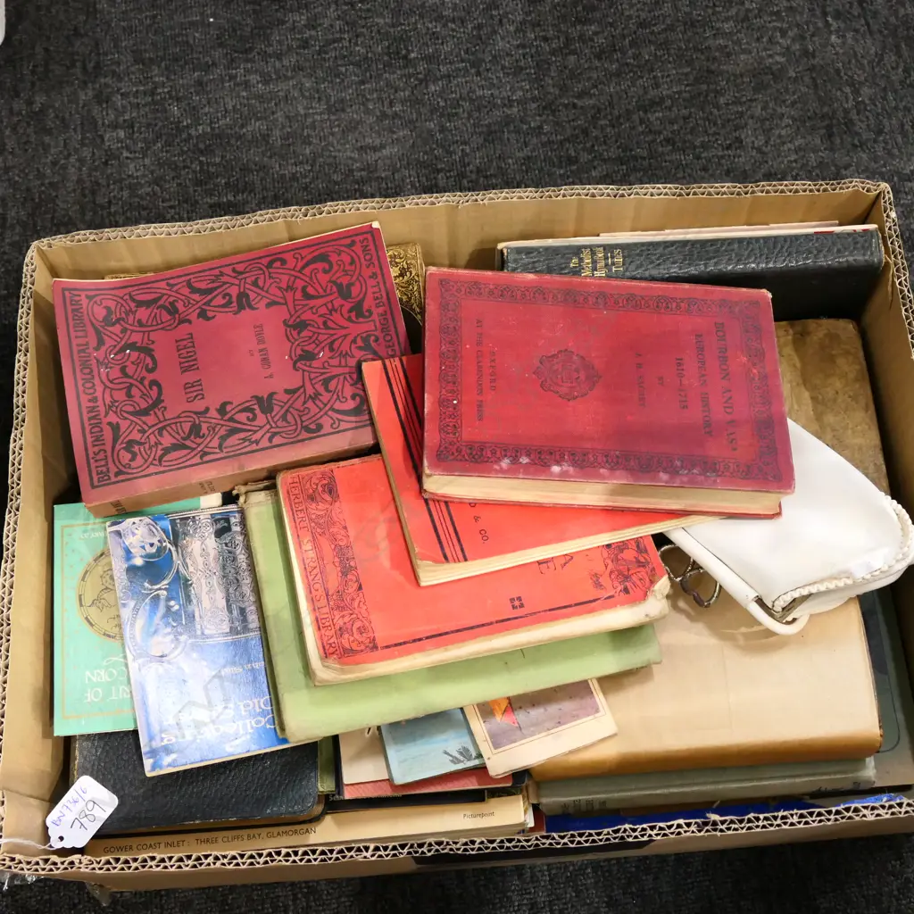 BOX LOT ASST. VINTAGE BOOKS Image 1++
