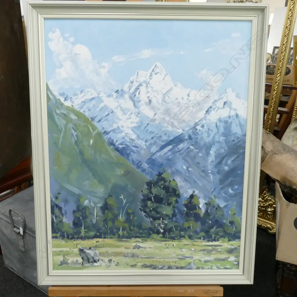 GRAHAM BRINSLEY OIL, MT. TASMAN Image 1++