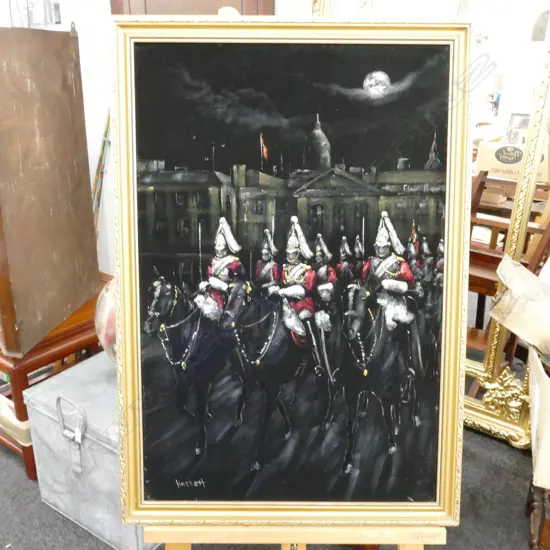 OIL ON VELVET, HORSE GUARDS 