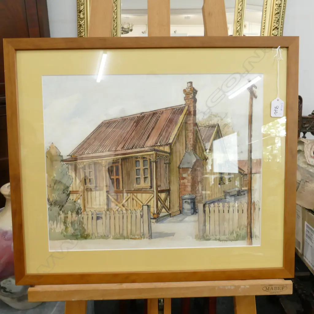 PEGGY SPICER, AUCKLAND COTTAGE, W/COLOUR, 560 X 480mm Image 1++