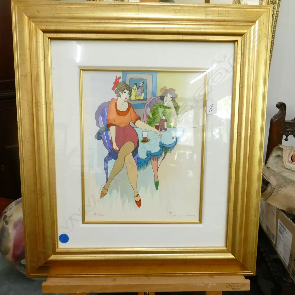 ITZCHAK TARKAY A/P 32/100 HAPPY HOUR 640 X 570 MM Image 1++