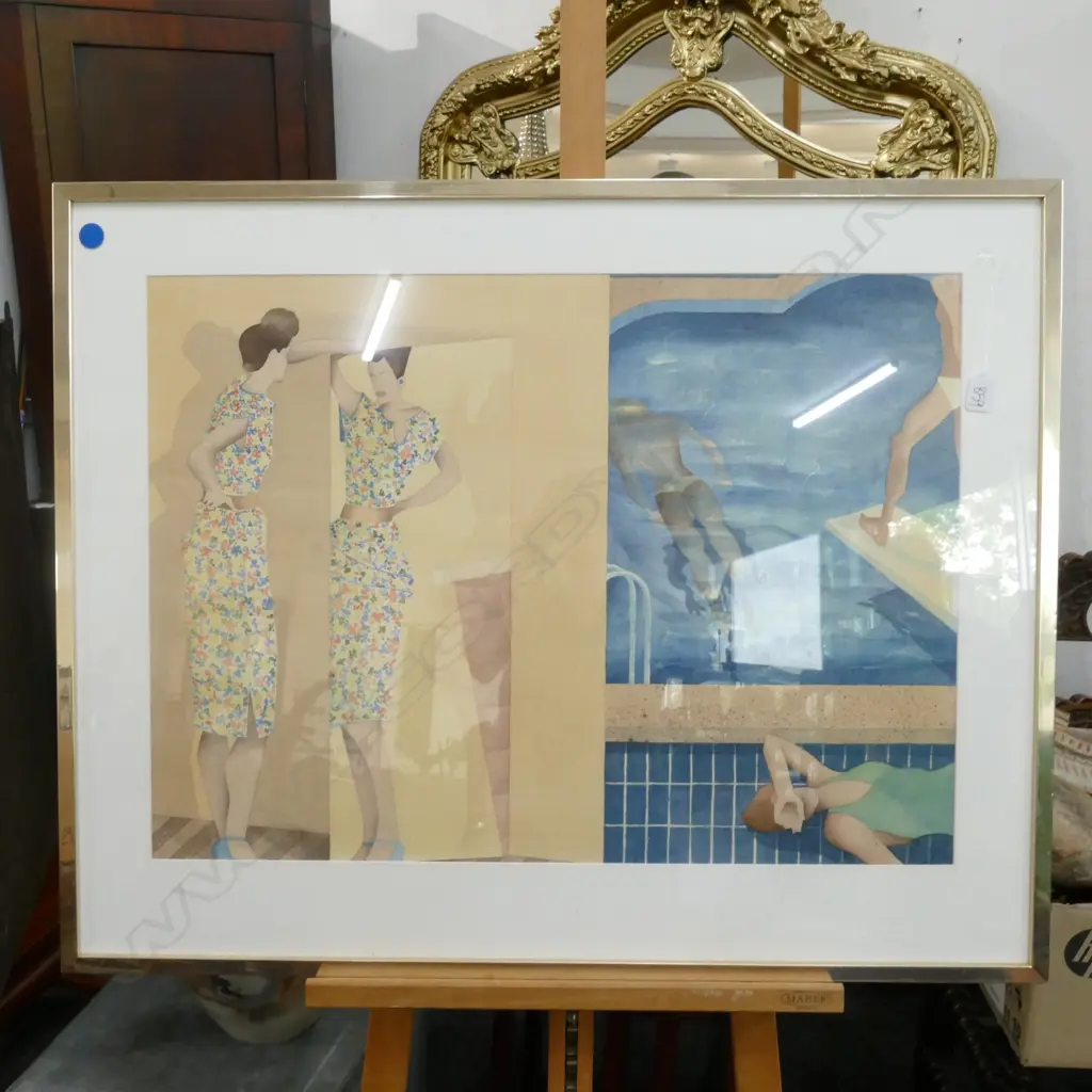 MELVIN WEBB W/COLOUR UNIQUE DOMESTIC DISTORTIONS 750 X 960 MM Image 1++