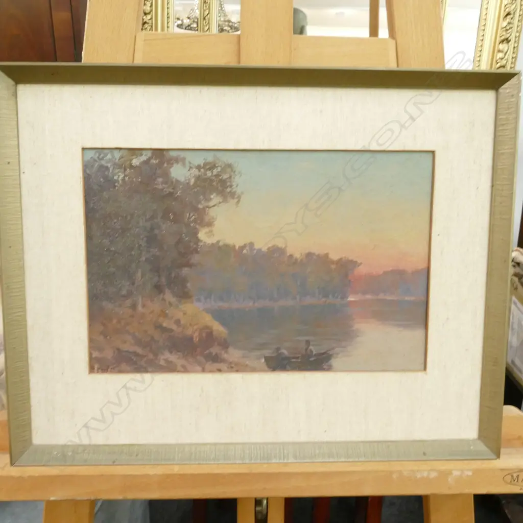 OIL ON BOARD SIGNED EWC ERNEST CHRISTMAS 185MMX280MM 18955 Image 1++
