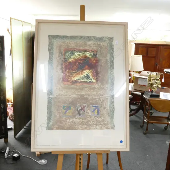 DAVID DODSWORTH MIXED MEDIA INSIGNIA II 1170 X 830 MM