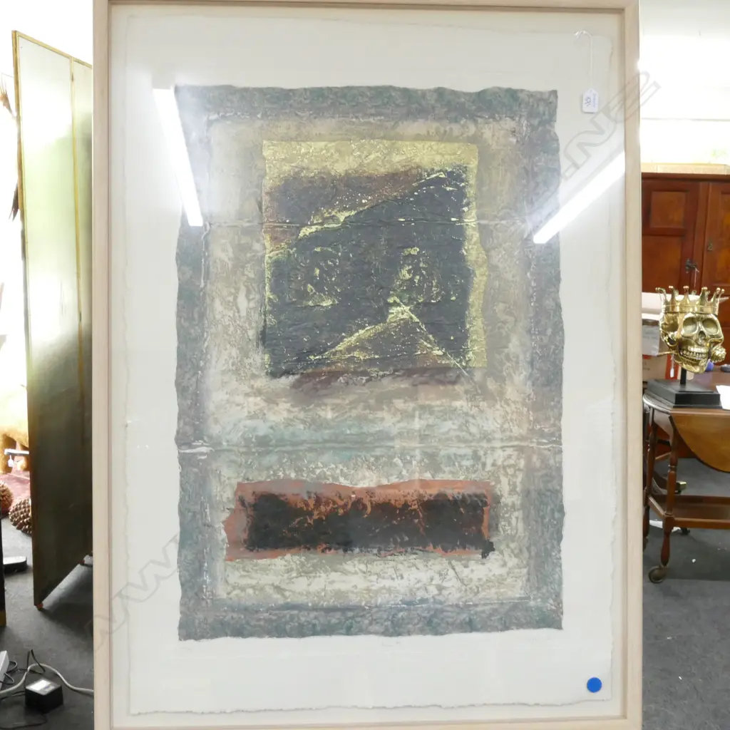DAVID DODSWORTH MIXED MEDIA INSIGNIA I 1170 X 830 MM Image 1++