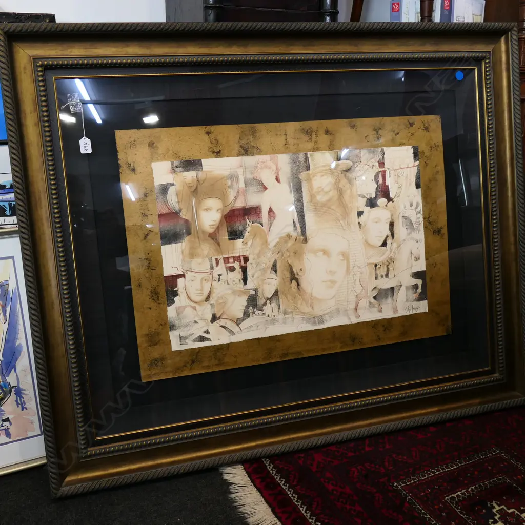 CSABA MARKUS MIXED MEDIA LA ZANDARNIA 1070 X 1320 MM Image 1++