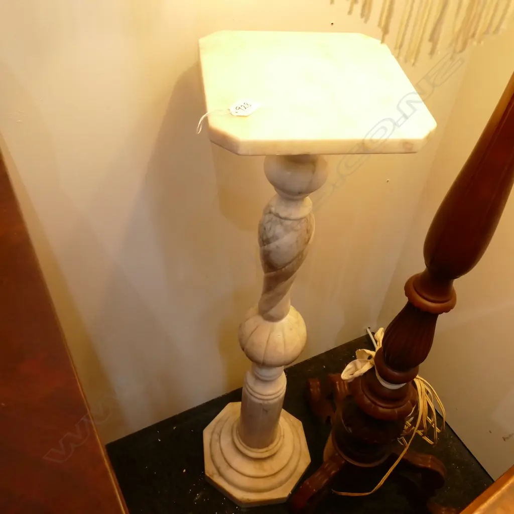 MARBLE TORCHERE H. 915MM Image 1++
