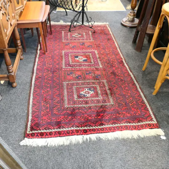 AFGHAN HAND KNOTTED RUG ALL WOOL...