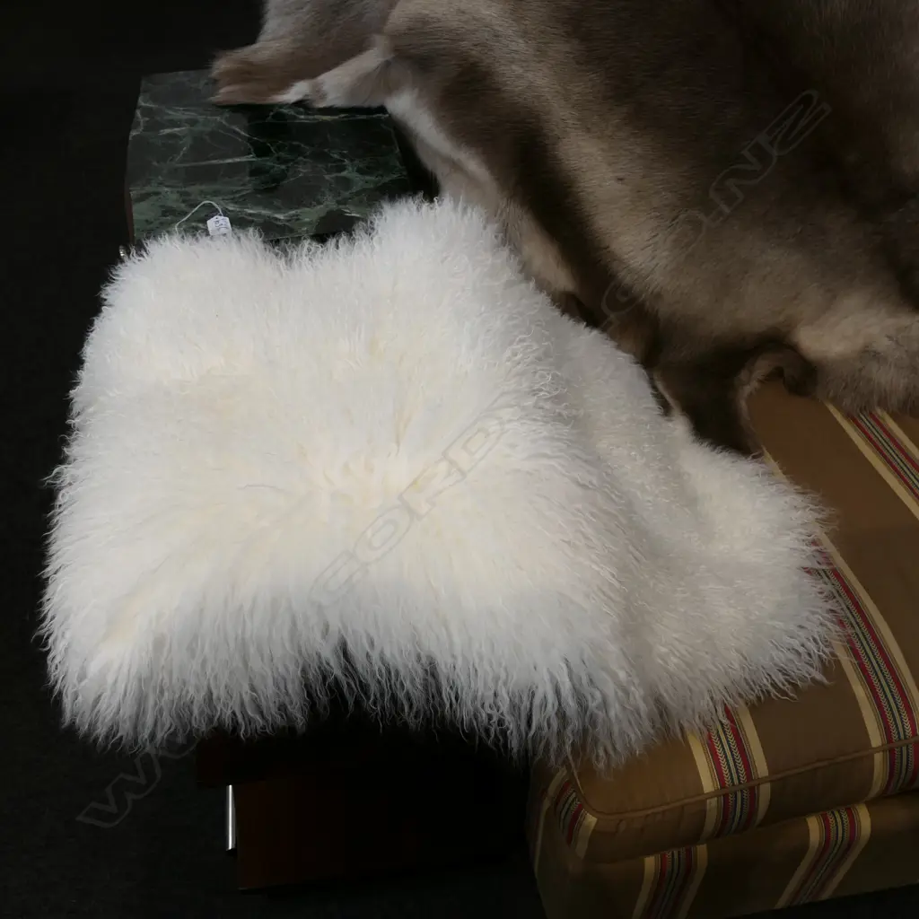 TIBERTON LAMB HIDE - IVORY Image 1++