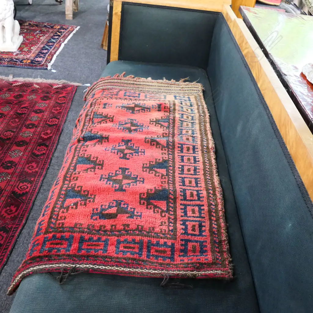 TRIBAL HAND KNOTTED BEDDING BAG 1040 X 600MM Image 1++