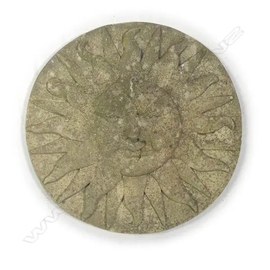 CHURCHSTONE SUN WALL PLAQUE, DIA. 230MM