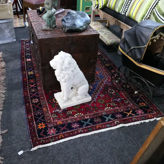 SEMI ANTIQUE HAMADAN RUG 2100 X 1250...