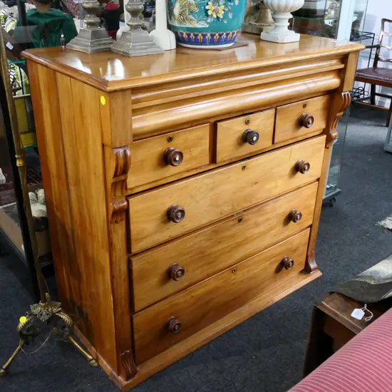 KAURI COLONIAL SCOTCH CHEST OF DRAWERS H 1140 MM