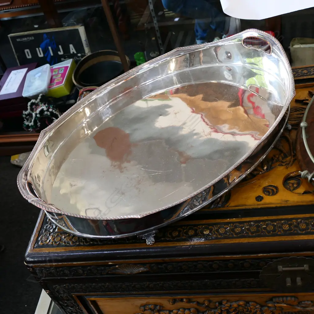 LARGE EP ON COPPER TRAY W. 630MM Image 1++