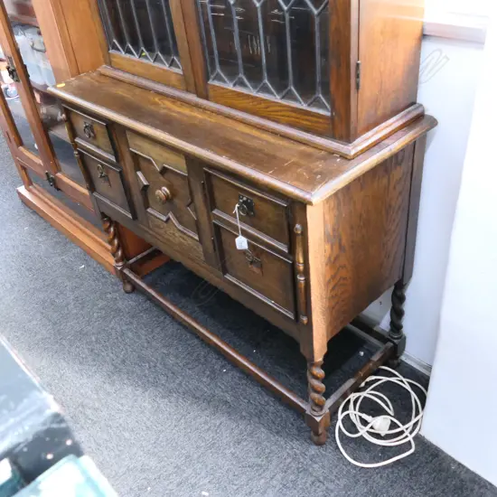 OAK BARLEY TWIST SIDEBOARD L 1050 MM