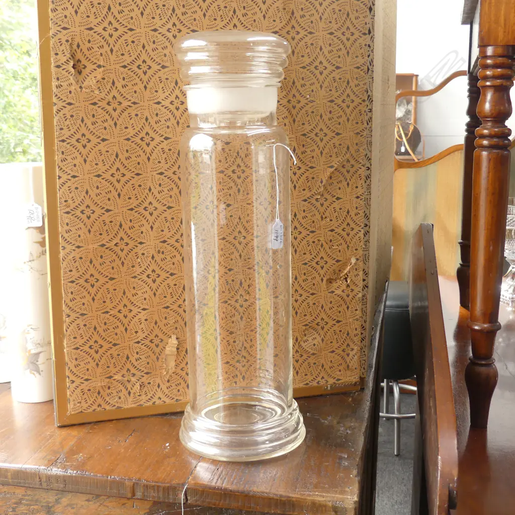 LARGE GLASS BOTTLE 540MM H Image 1++